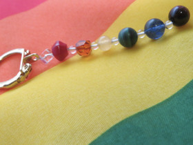 Avaimenperä sateenkaari pride 6,5cm nro2