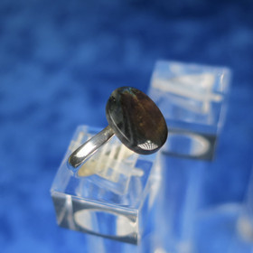 Hopeasormus spektroliitti 19.5mm säädettävä, ovaali 