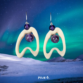 Korvakorut ametisti ja poronluu PIIJA6