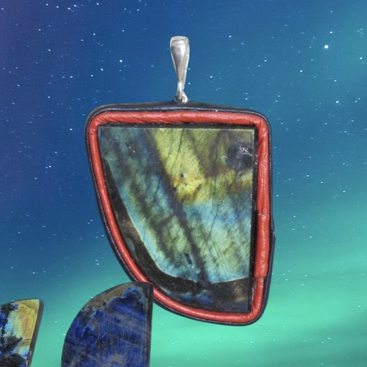 Riipus spektroliittiriipus 30x25mm nro RSP8