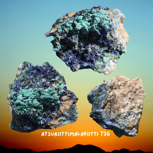 atsuriittimalakiitti 73g raakakivi nro 3-50