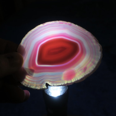 Akaattilevy pinkki 105x80mm nro PX1