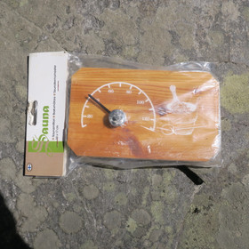 Saunamittari puuta 10x17cm