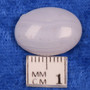 Kapussi kalsedoni vaaleansininen 13x18mm ovaali cabochon