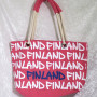 Kassi Canvas Bag FINLAND  pinkki f2a