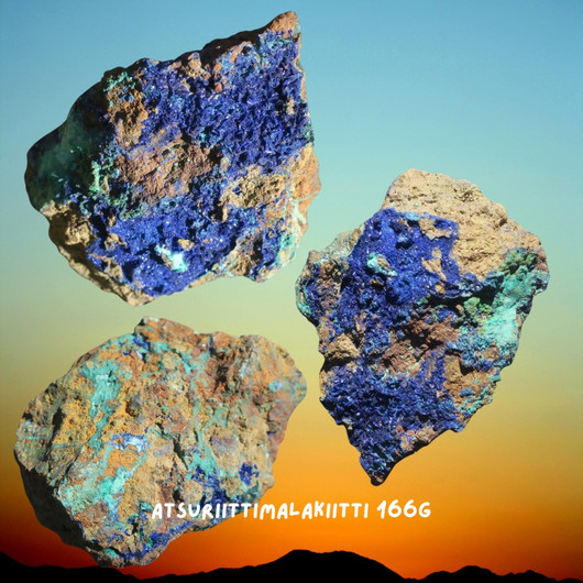 Atsuriittimalakiitti 166g raakakivi 