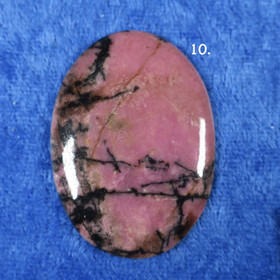 Kapussi rodoniitti ovaali iso cabochon nro10