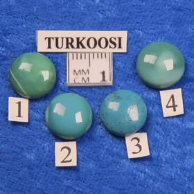 Kapussi turkoosi aito 12mm 