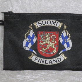 Kukkaro- pussukka Suomen leijona, Suomen liput