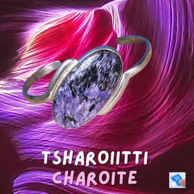 Hopearannekoru tsharoiitti ovaali A