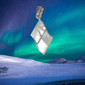 Hopeariipus liehuva lippu simpukkaa