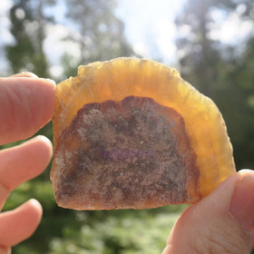 Selestiini, skarni halkaistu raakakivi 212g kaunis yksilö Hi175C