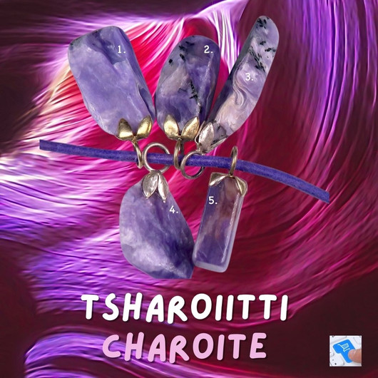 Riipus tsharoiitti rumpuhiottu