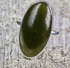 Hopeasormus nefriitti ovaali 21mm nro3