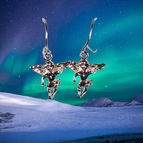 Hopeakorvakorut enkeli.  Angel6