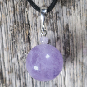 Riipus ametisti vaalea 14mm. JENNI14-3