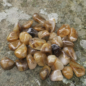 Golden Healer Quartz keltainen kvartsi rumpuhiottu. Valitse koko 5-25g