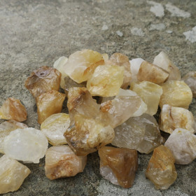 Golden Healer Quartz, keltainen kvartsi raaka. Valitse koko 3-50g