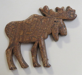 Magneetti hirvi puuta 8x7cm