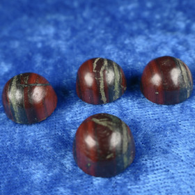 Kapussi jaspiliitti 16-16,5mm pyöreä, korkeus 8mm. Hiottu