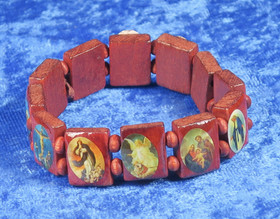 Rannekoru puuta, uskonnollisia kuvia