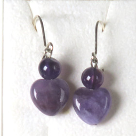 Korvakorut ametistisydän SANNI4