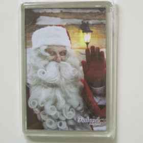 Magneetti joulupukki vilkutta