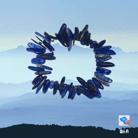 Rannekoru lapis latsuli, pitkä sipsi. Valitse koko