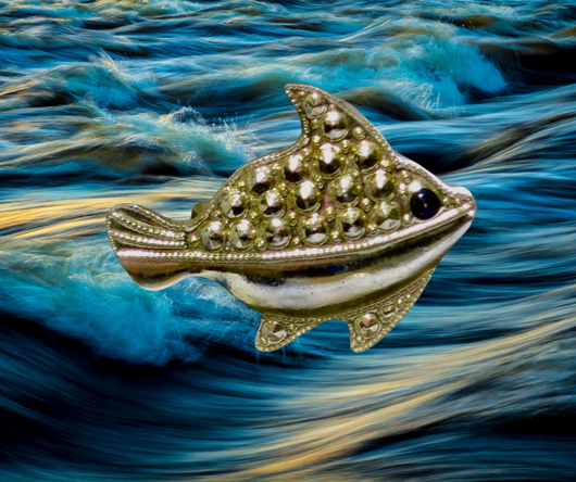 Rintakoru kala, kullan värinen