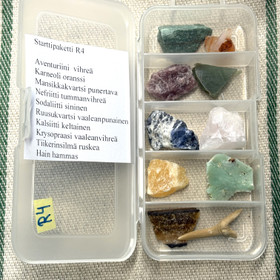 Kiviharrastajan starttipaketti raakakiviä nro R1-R5 valitse