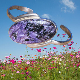 Hopearannekoru tsharoiitti ovaali A