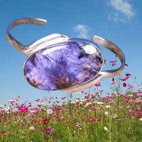 Hopearannekoru tsharoiitti ovaali B