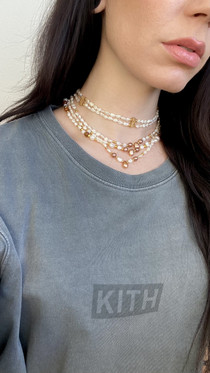 Coco Pearl Choker-helmikaulakoru, makeanvedenhelmi