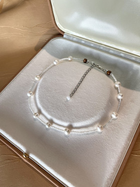 Divine Pearls Petite - kaulakoru, makeanvedenhelmi