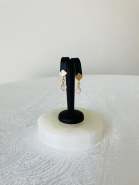 Divine Rose Quartz - korvakorut, ruusukvartsi