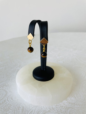 Divine Tiger's Eye - korvakorut,tiikerinsilmä