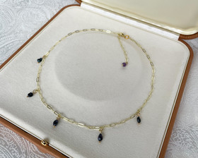 Drip Pearls OG Morado - kaulakoru, makeanvedenhelmi