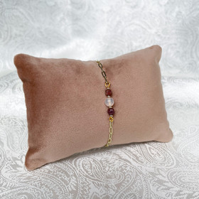 Maia-rannekoru, akaatti