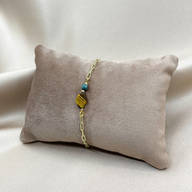 Rajah-rannekoru, tiikerinsilmä-akaatti