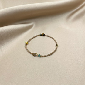 Toby-rannekoru, tiikerinsilmä-akaatti