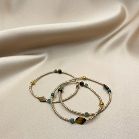 Toby-rannekoru, tiikerinsilmä-akaatti