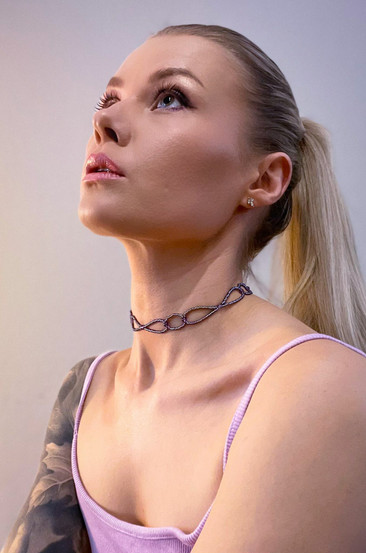 Daisy Chain Choker Ametisti