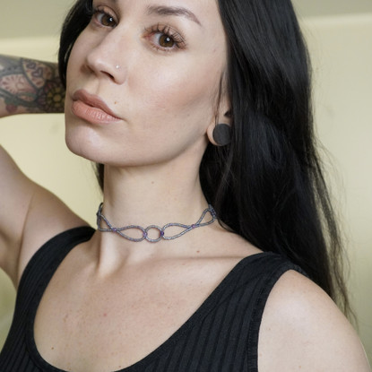 Daisy Chain Choker Ametisti