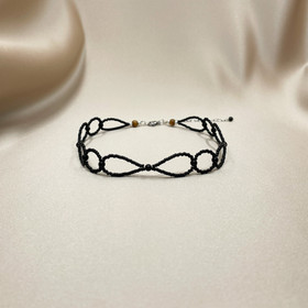 Daisy Chain Choker Onyx