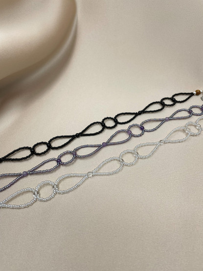 Daisy Chain Choker Onyx