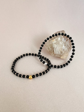 Gun Black Steel-rannekoru, onyx