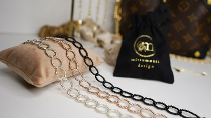 Infinity Choker Musta-kaulakoru, onyx