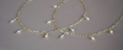 Drip Pearls Gratitud - kaulakoru, aventuriini