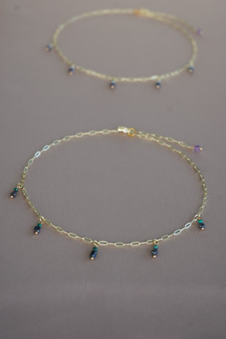 Drip Pearls Manifesto -kaulakoru, malakiitti