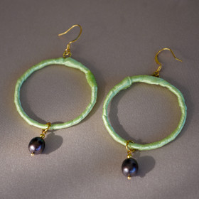 Pearl Portal Choco Mint - korvakorut, makeanvedenhelmi